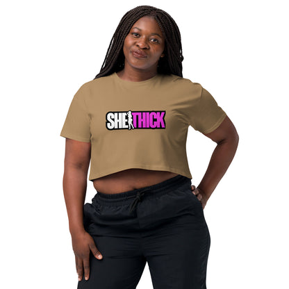 "She Thick" Crop Top